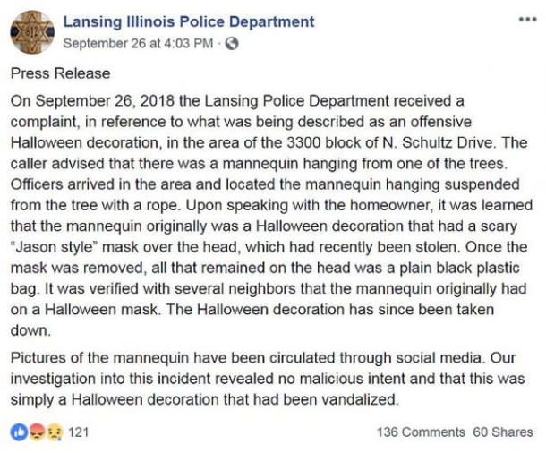 Once Cops Spot This Man’s Halloween Decoration, They Forced Him To Take It Down - picture 4