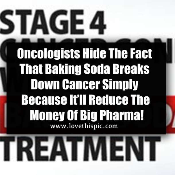 Oncologists Hide The Fact That Baking Soda Breaks Down Cancer Simply Because It’ll Reduce The Money Of Big Pharma!