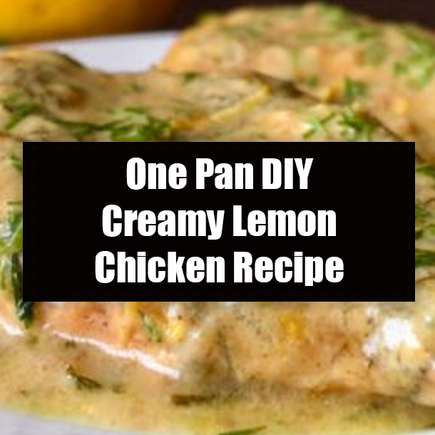 One Pan DIY Creamy Lemon Chicken Recipe