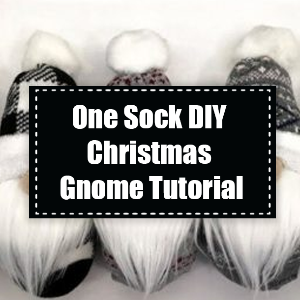 One Sock DIY Christmas Gnome Tutorial