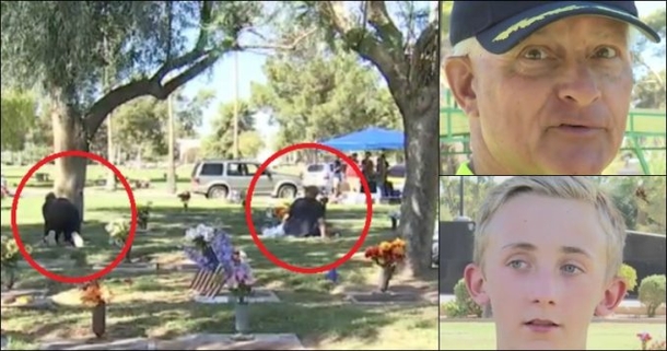 Onlookers Spot Two People Lingering At Veteran’s Grave, Stunned By What They Were Doing - picture 2