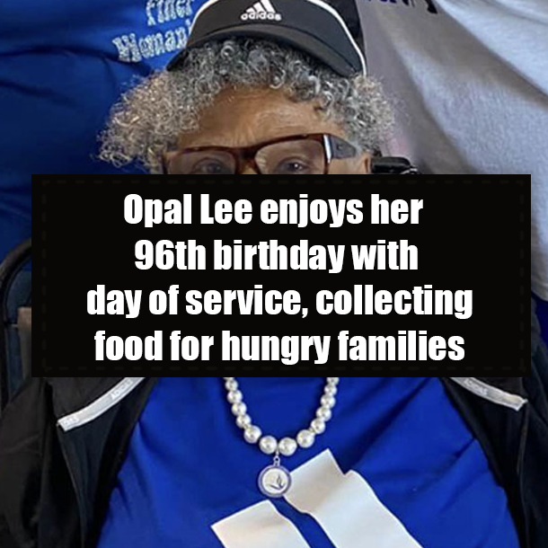 Opal Lee enjoys her 96th birthday with day of service, collecting food for hungry families