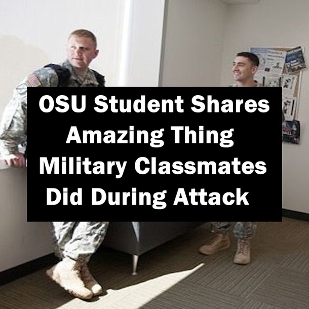OSU Student Shares Amazing Thing Military Classmates Did During Attack