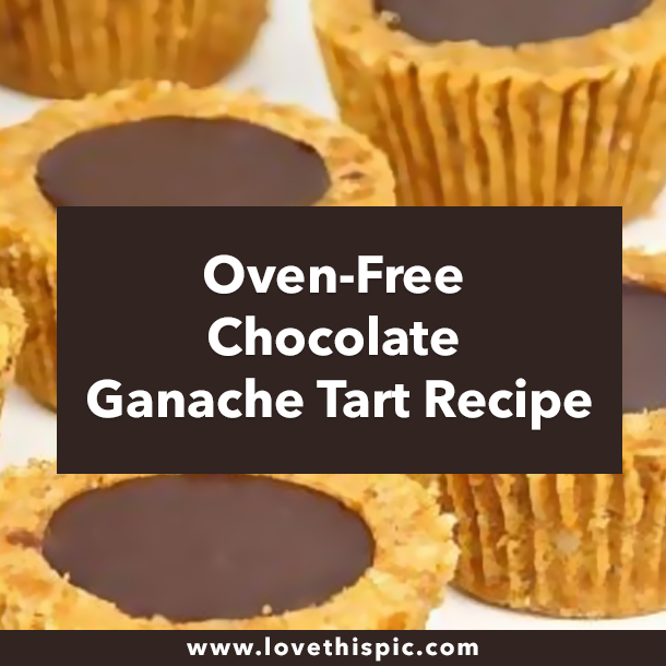 Oven-Free Chocolate Ganache Tart Recipe