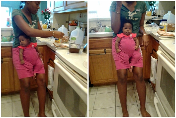 Overprotective Mom Leaves Baby In The Care Of Young Niece. Minutes Later Receives This Photo - picture 2