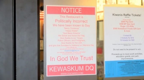 Owner Of Dairy Queen Won't Apologize For ‘Politically Incorrect’ Sign (Photos) - picture 3