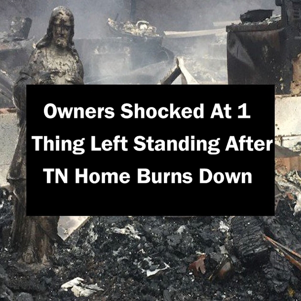 Owners Shocked At 1 Thing Left Standing After TN Home Burns Down