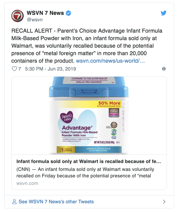 Parents Outraged After News Of 'Metal Foreign Matter' Inside Baby Formula Sparks Massive Recall - picture 2