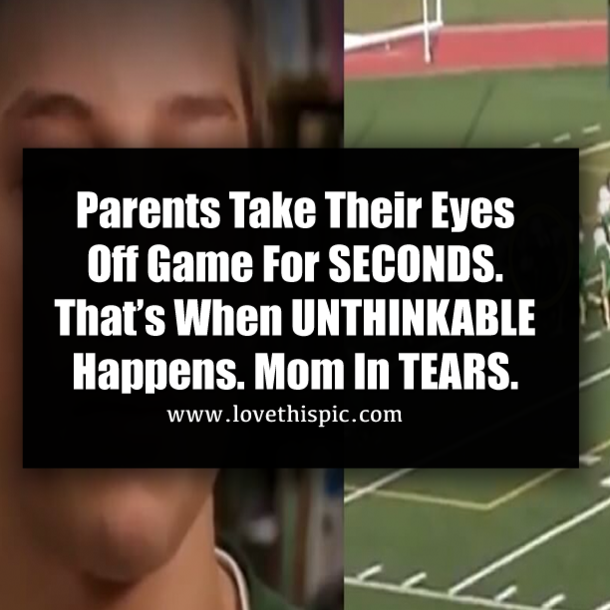 Parents Take Their Eyes Off Game For SECONDS. That’s When UNTHINKABLE Happens. Mom In TEARS.