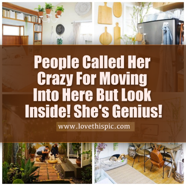 People Called Her Crazy For Moving Into A GarageBut Look Inside! She's Genius!