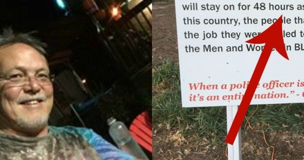 People Shocked By Fed Up Man’s HUGE Yard Sign When They See What’s On Top - picture 2