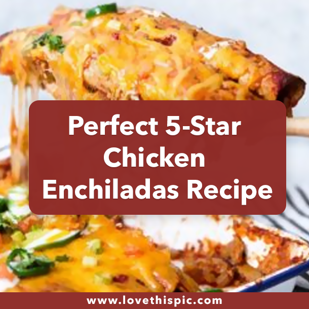 Perfect 5-Star Chicken Enchiladas Recipe