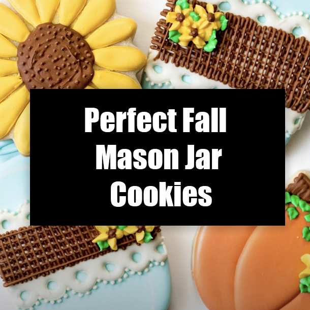 Perfect Fall Mason Jar Cookies