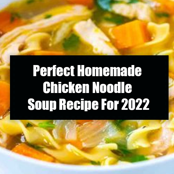 Perfect Homemade Chicken Noodle Soup Recipe For 2022
