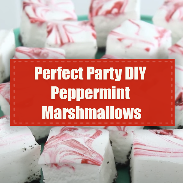 Perfect Party DIY Peppermint Marshmallows