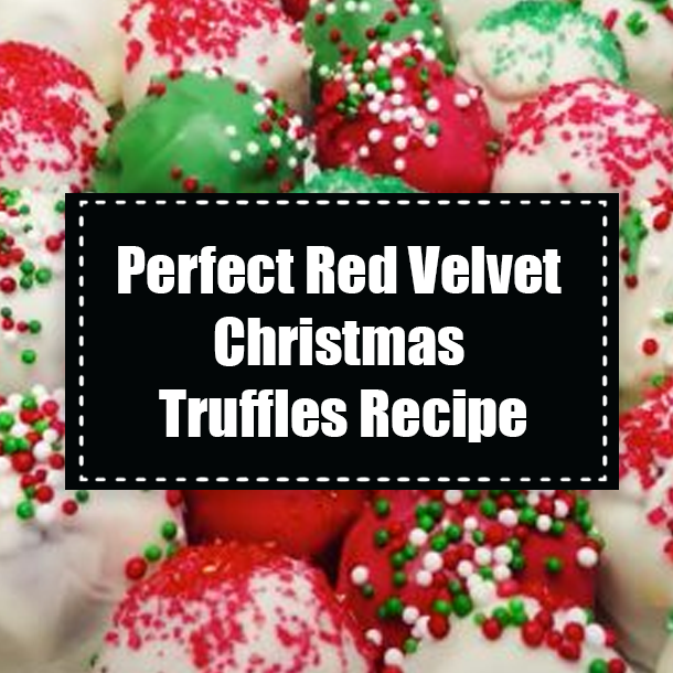 Perfect Red Velvet Christmas Truffles Recipe