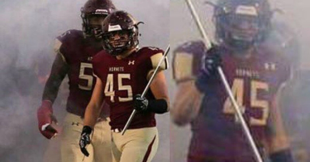 Photo Of Football Player Goes Viral After Cops See What He Did To Our Flag - picture 3