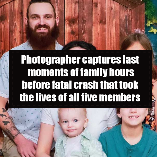 Photographer captures last moments of family hours before fatal crash that took the lives of all five members