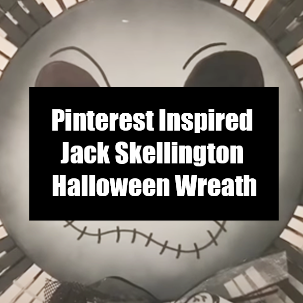 Pinterest Inspired Jack Skellington Halloween Wreath