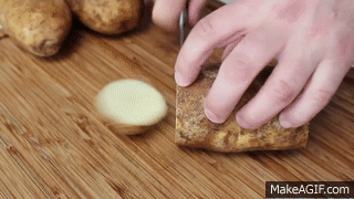 Place cut potatoes in a frying pan for a meal that will have your family begging for more - picture 2