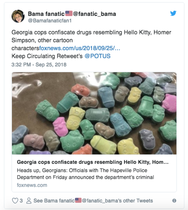Police Make Huge Bust, Warning Parents After Discovery Of New Drugs That Resemble Candy Cartoon Characters - picture 2