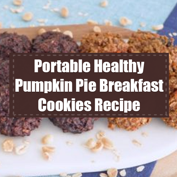 Portable Healthy Pumpkin Pie Breakfast Cookies Recipe