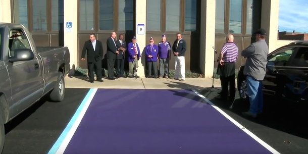 Purple Parking Spot Will Remain As Is, Won't Be Changed For The One Woman Who Was Offended - picture 4