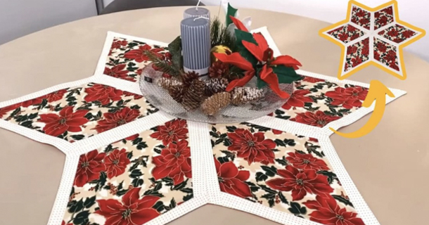 Quick and Charming DIY Christmas Placemat for Your Table Centerpiece - picture 2