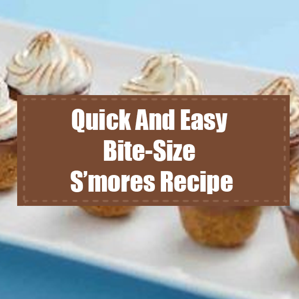 Quick And Easy Bite-Size S’mores Recipe