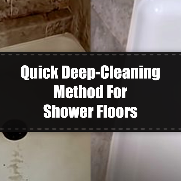 Quick Deep-Cleaning Method For Shower Floors