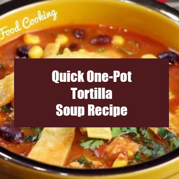 Quick One-Pot Tortilla Soup Recipe