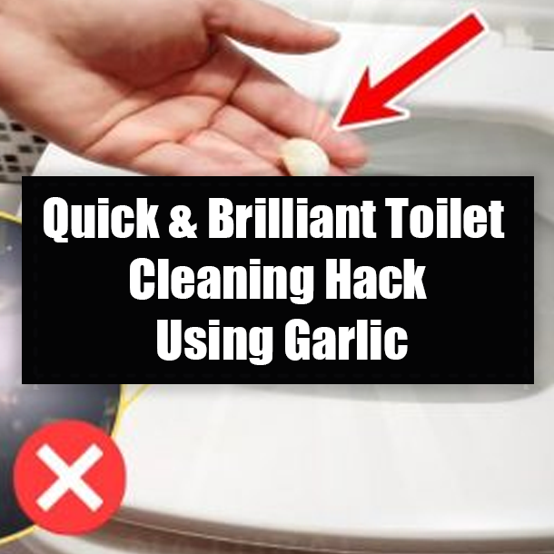Quick & Brilliant Toilet Cleaning Hack Using Garlic