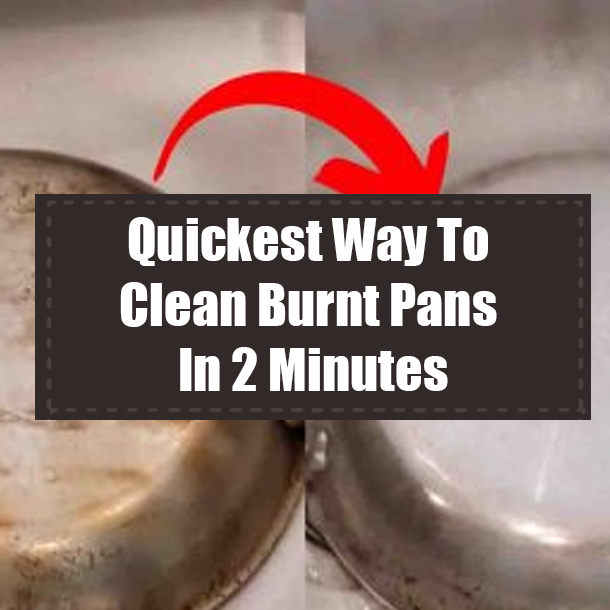 Quickest Way To Clean Burnt Pans In 2 Minutes