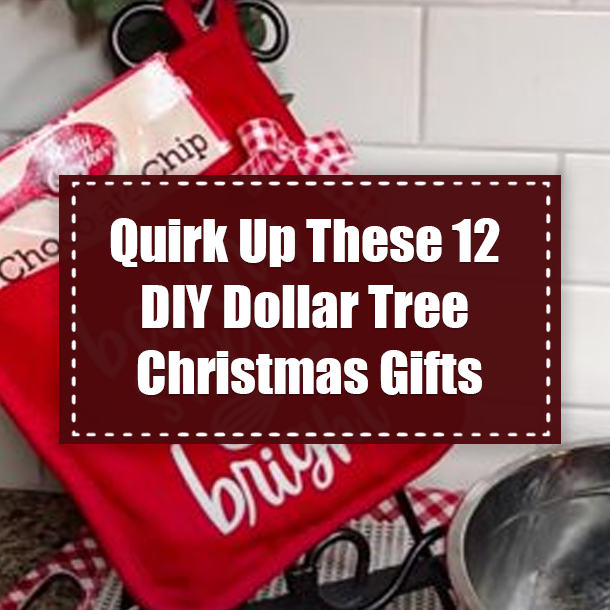 Quirk Up These 12 DIY Dollar Tree Christmas Gifts