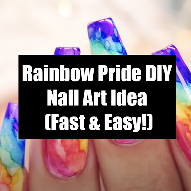 Rainbow Pride DIY Nail Art Idea (Fast & Easy!)
