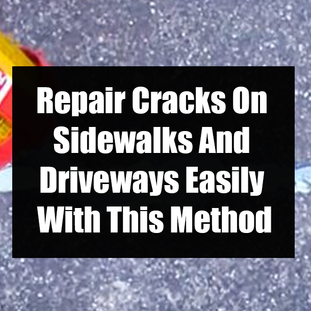 Repair Cracks On Sidewalks And Driveways Easily With This Method
