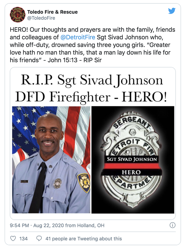 Rescue Crew finds body of off-duty firefighter who died saving 3 girls in Detroit River - picture 3