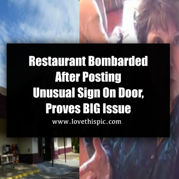 Restaurant Bombarded After Posting Unusual Thanksgiving Sign On Door, Proves BIG Issue