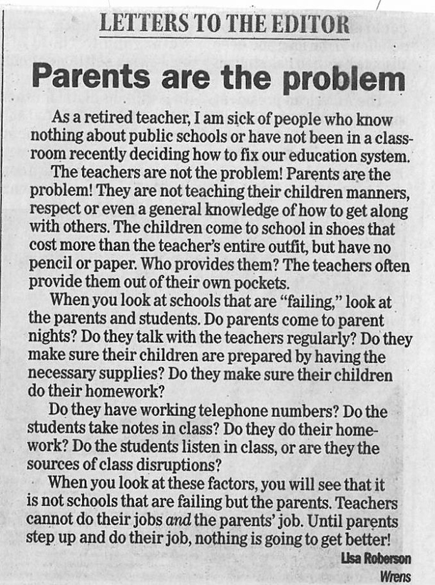 Retired Teacher Writes A Letter To Parents That's Being Praised By Thousands – Do You Agree With Her? - picture 5