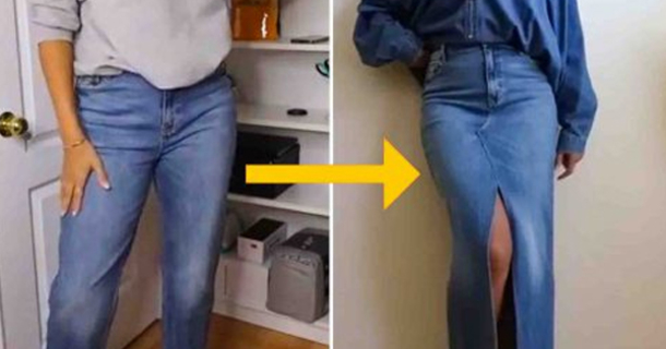 Revamp Your Wardrobe: Learn How to Transform Your Old Jeans into a Trendy Maxi Skirt! - picture 2