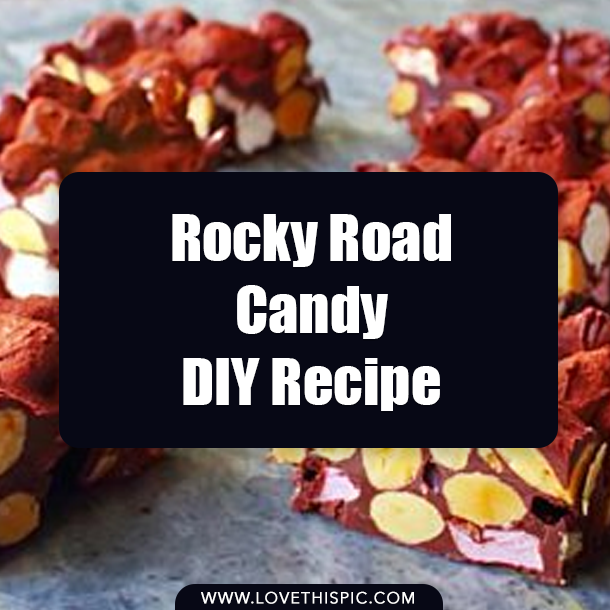 Rocky Road Candy DIY Recipe