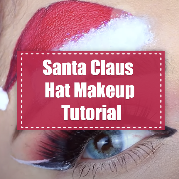 Santa Claus Hat Makeup Tutorial