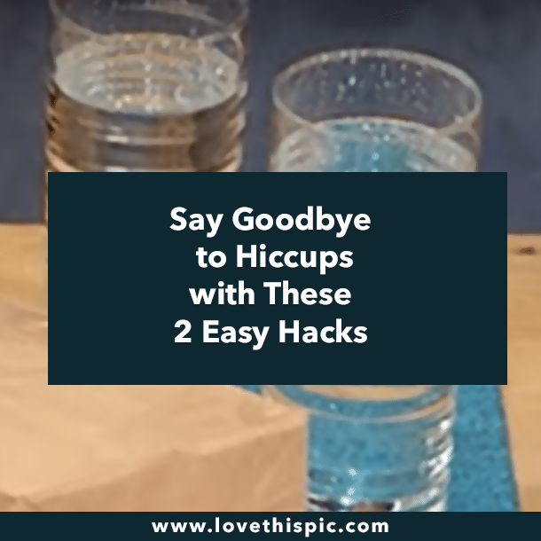Say Goodbye to Hiccups with These 2 Easy Hacks