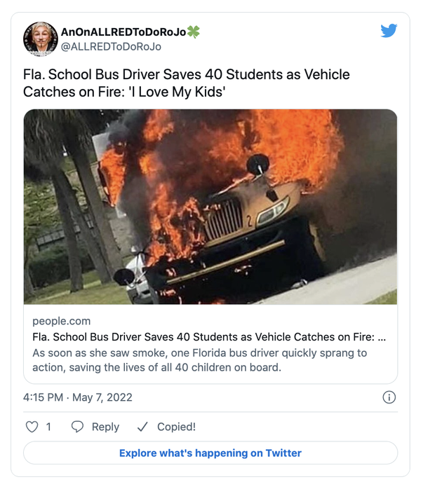 School bus driver risks her life to rescue 40 students from burning bus: "I did what I did because I love my kids" - picture 2
