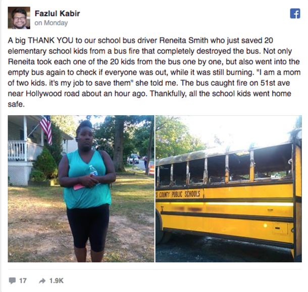 School Bus Driver Saves 20 Kids From Burning Bus: “It’s My Job To Save Them” - picture 3