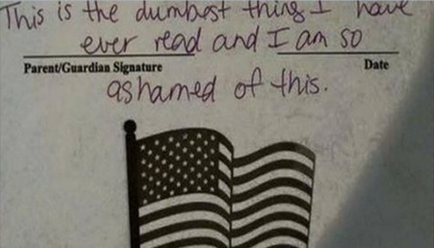 School Demands Mom Sign Anti-Flag Form, She Responds With Something Better - picture 2