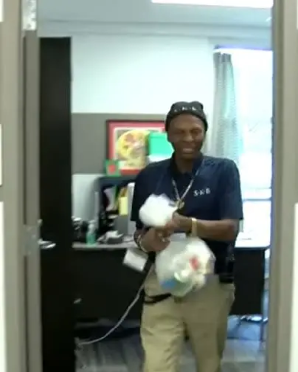 School Janitor Drops To His Knees In Tears After Staff Lies To Him About "Meeting" - picture 4