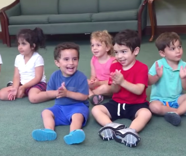 School Teacher Asks Kids To Clap Their Hands, Keep Your Focus On Little Boy In Blue - picture 2
