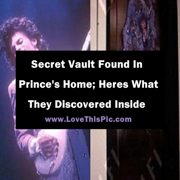 Secret Vault Found In Prince's Home; Heres What They Discovered Inside
