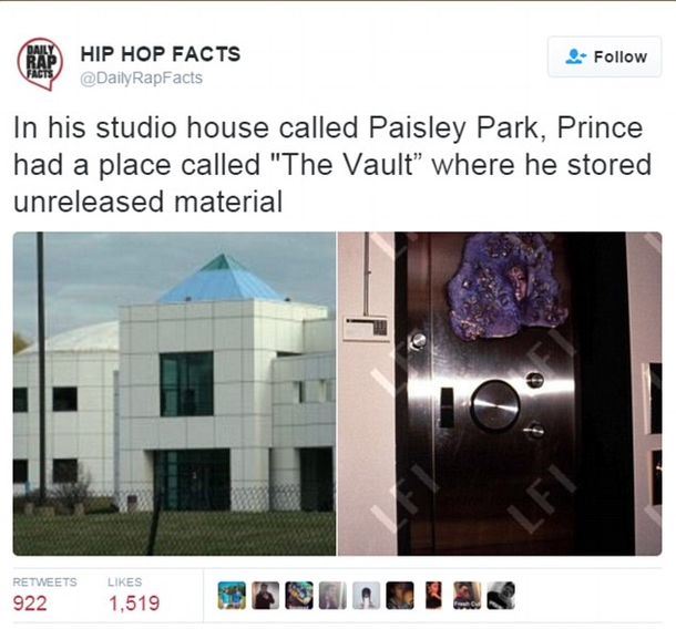 Secret Vault Found In Prince's Home; Heres What They Discovered Inside - picture 2